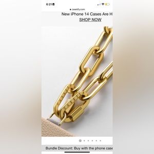 Casetify phone strap without card holder